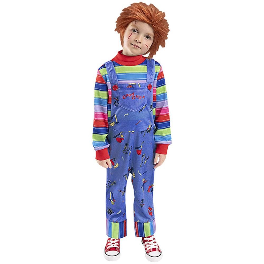 Buychild's kids Chucky Costume Boy Jumpsuit Girls Dress stage Halloween Now Cheaper With 3 - 5 Days Ship - PajamasBuy