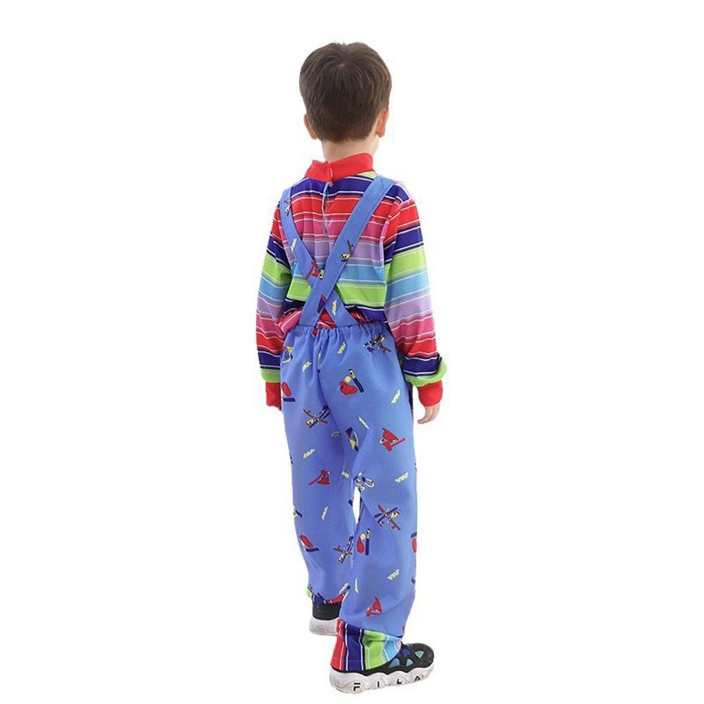 Buychild's kids Chucky Costume Boy Jumpsuit Girls Dress stage Halloween Now Cheaper With 3 - 5 Days Ship - PajamasBuy