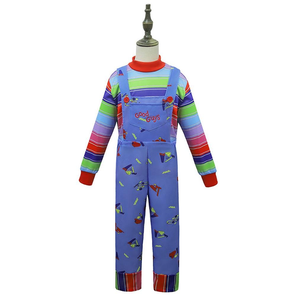 Buychild's kids Chucky Costume Boy Jumpsuit Girls Dress stage Halloween Now Cheaper With 3 - 5 Days Ship - PajamasBuy