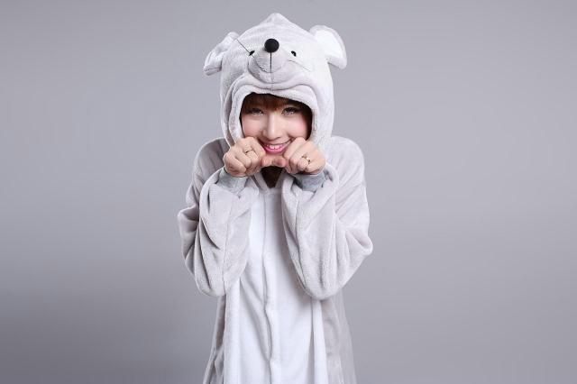 Chinese Zodiac Signs Mouse Kigurumi Animal Onesies Pajamas Costume - Pajamasbuy