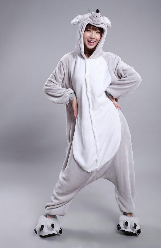 Chinese Zodiac Signs Mouse Kigurumi Animal Onesies Pajamas Costume - Pajamasbuy