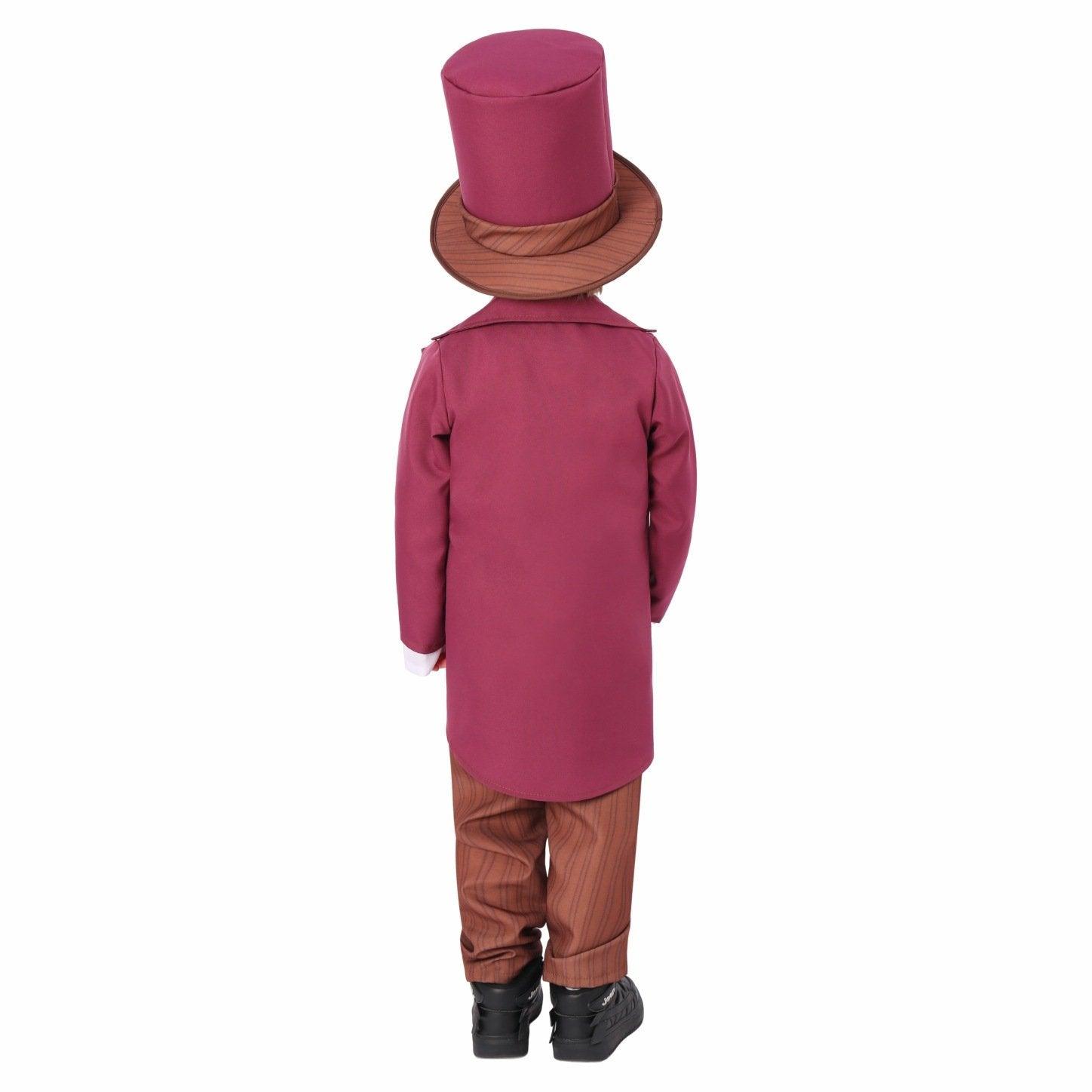 Chocolate Willy Wonka Movie Purple Kids Party Suit Cosplay Costumes Halloween - Pajamasbuy