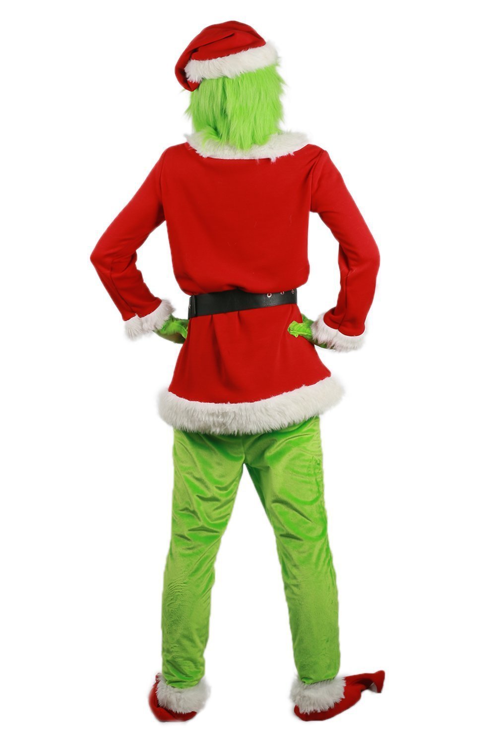 BuyChristmas The Grinch Cosplay Costumes Party Performance Furry Santa Suit Now Cheaper With 3 - 5 Days Ship - PajamasBuy