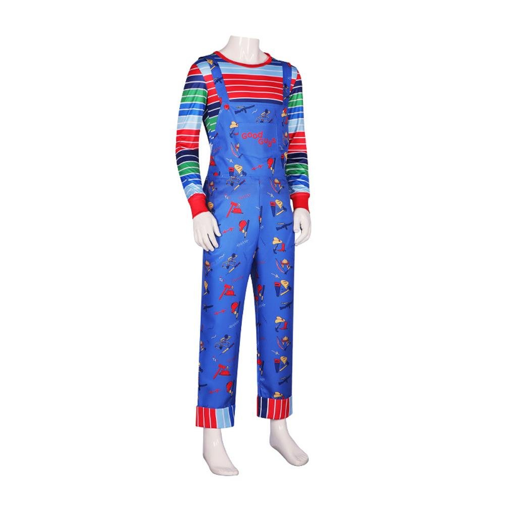 BuyChucky Halloween Cosplay Costume Outfits Carnival Suit Now Cheaper With 3 - 5 Days Ship - PajamasBuy