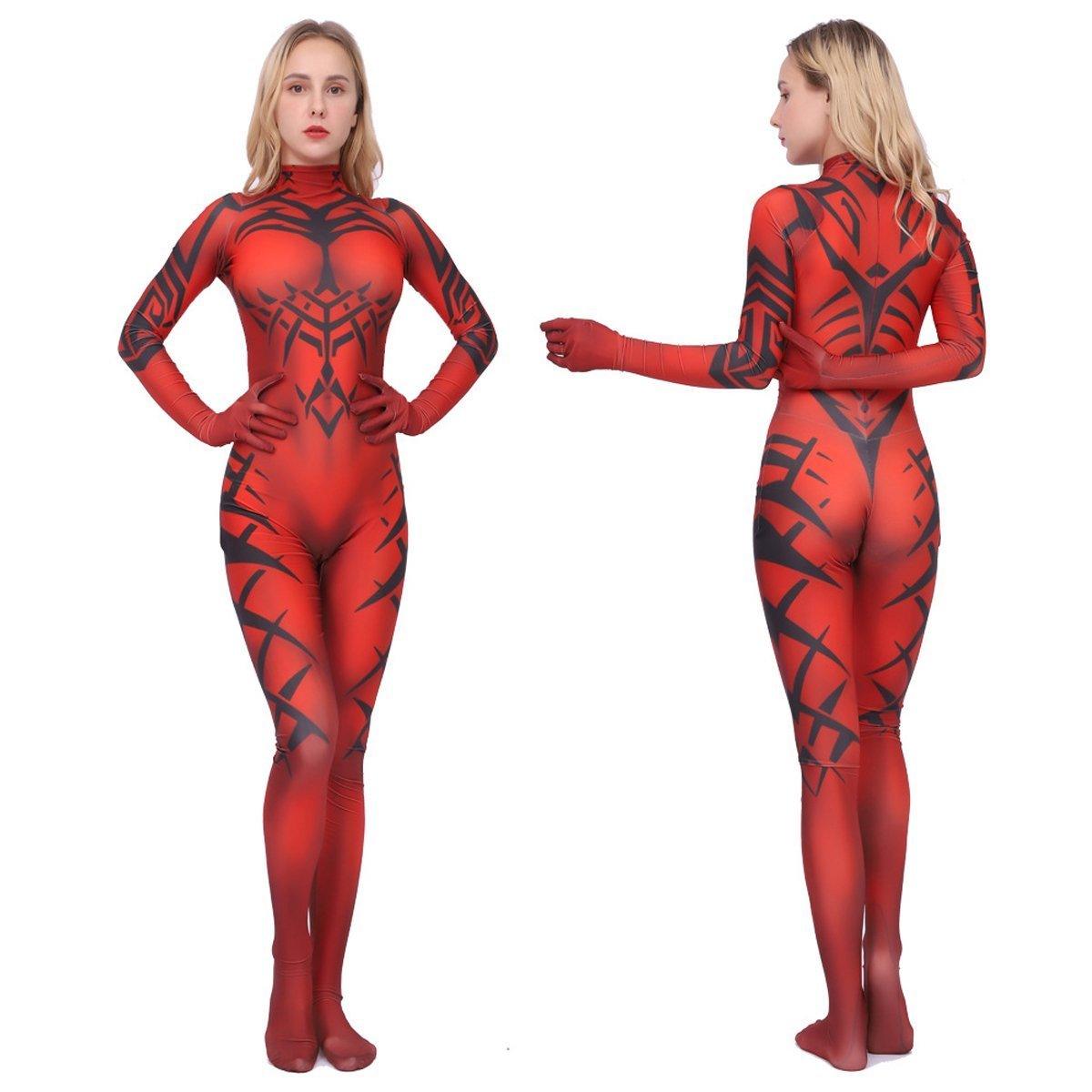 Darth Talon Costumes Star Wars Legacy Cosplay Zentai for Adult Kids Anime Game Jumpsuit - Pajamasbuy