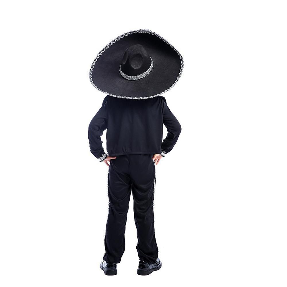 Day of the Dead Mariachi Amigo Kids Party Fancy Cosplay Costume - Pajamasbuy