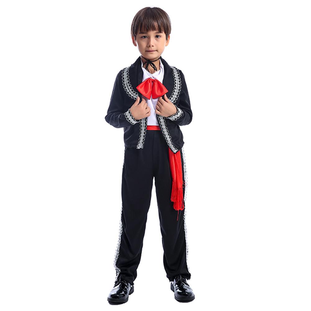 BuyDay of the Dead Mariachi Amigo Kids Party Fancy Cosplay Costume Now Cheaper With 3 - 5 Days Ship - PajamasBuy