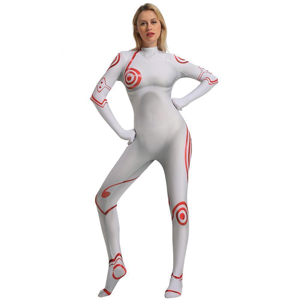 Deadman Wonderland Shiro Cosplay Costume Zentai Bodysuit for Halloween Party - Pajamasbuy