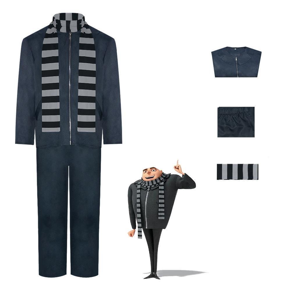 Deluxe Despicable Me Gru Costume for Men Adult Party Halloween - Pajamasbuy