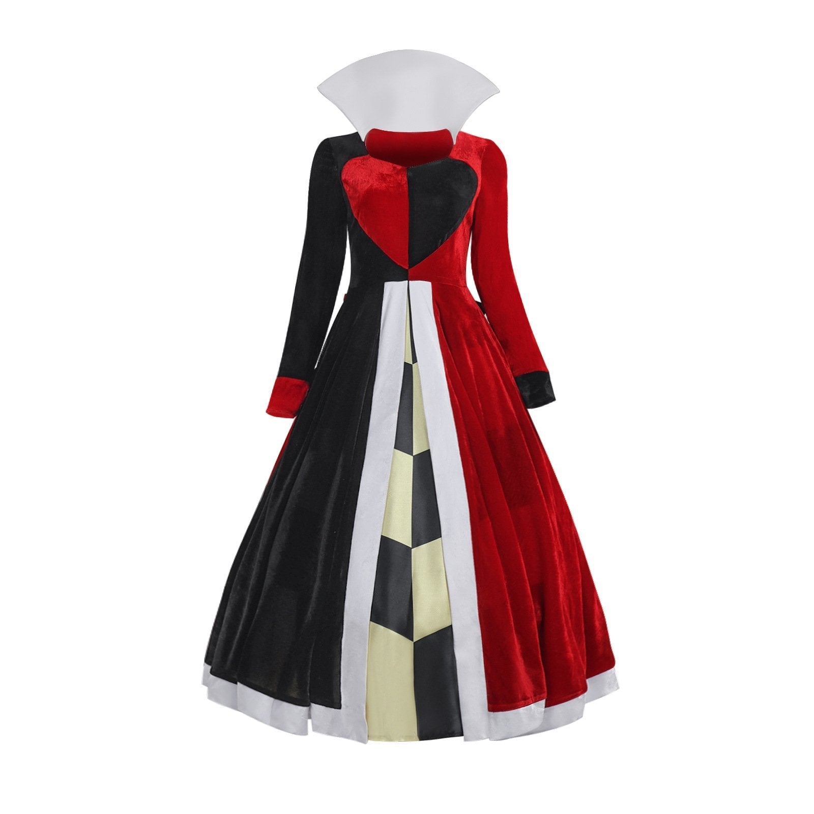 BuyDeluxe Queen of Hearts Costume Dress Alice in Wonderland for Women Now Cheaper With 3 - 5 Days Ship - PajamasBuy