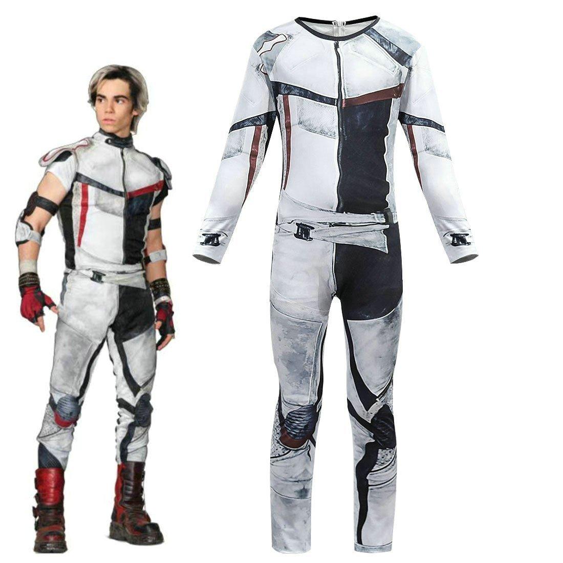 Descendants 3 Jay Carlos Cosplay Costume Bodysuit for Adult Kid - Pajamasbuy