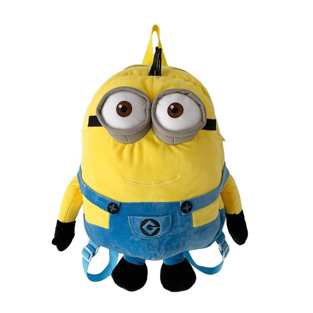 BuyDespicable Me Minions Plush school bag large capacity student cartoon backpack Now Cheaper With 3 - 5 Days Ship - PajamasBuy