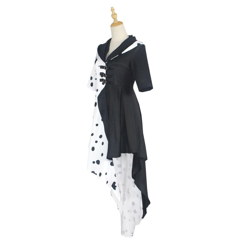 BuyEvil Madame Costume Cruella De Vil cosplay dress 101 Dalmatians Now Cheaper With 3 - 5 Days Ship - PajamasBuy