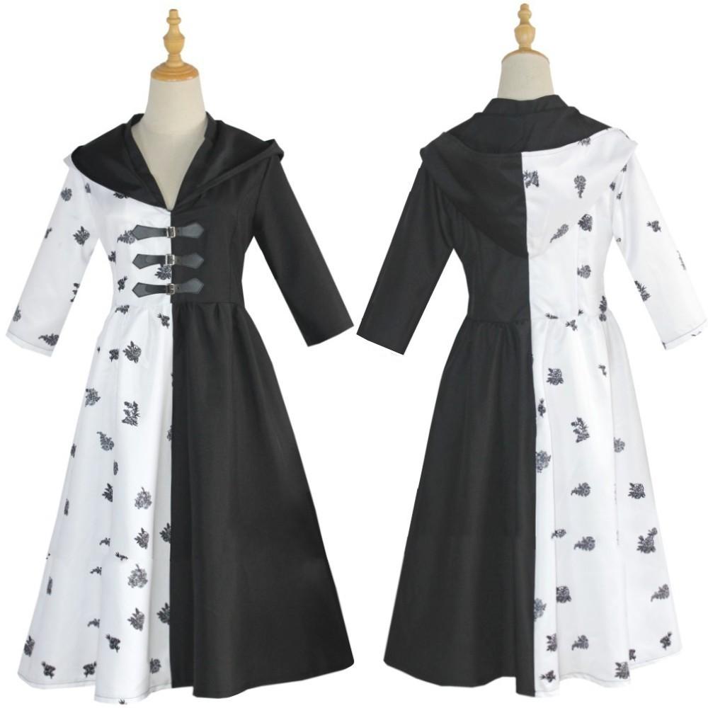 BuyEvil Madame Costume Cruella De Vil cosplay dress 101 Dalmatians Now Cheaper With 3 - 5 Days Ship - PajamasBuy