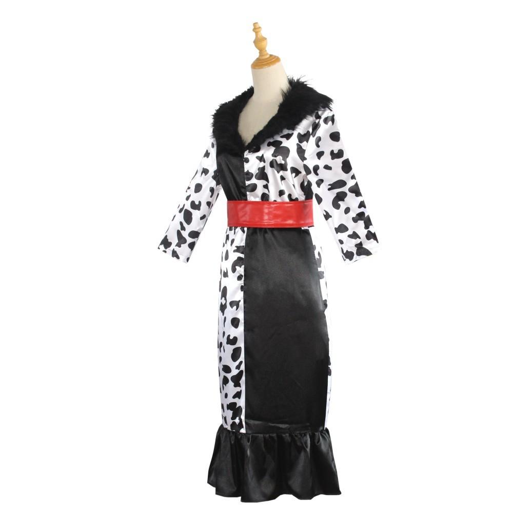 BuyEvil Madame Costume Cruella De Vil cosplay dress 101 Dalmatians Now Cheaper With 3 - 5 Days Ship - PajamasBuy