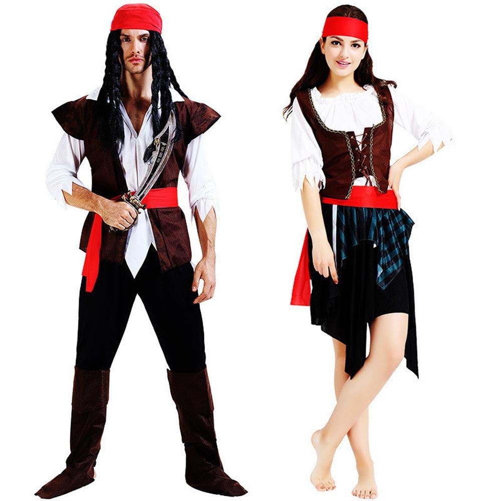 BuyFamily Matching Pirate Outfit Cosplay Costume Fancy Dress Halloween Now Cheaper With 3 - 5 Days Ship - PajamasBuy