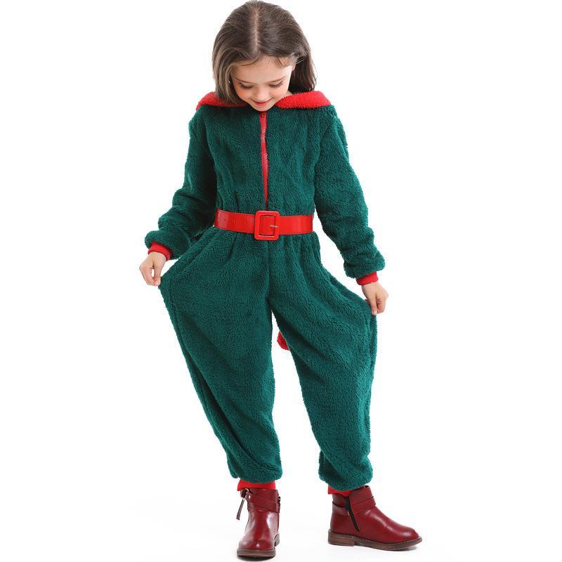 BuyFamily Matching Tree Onesies Green Hooded One - Piece Pajamas Now Cheaper With 3 - 5 Days Ship - PajamasBuy