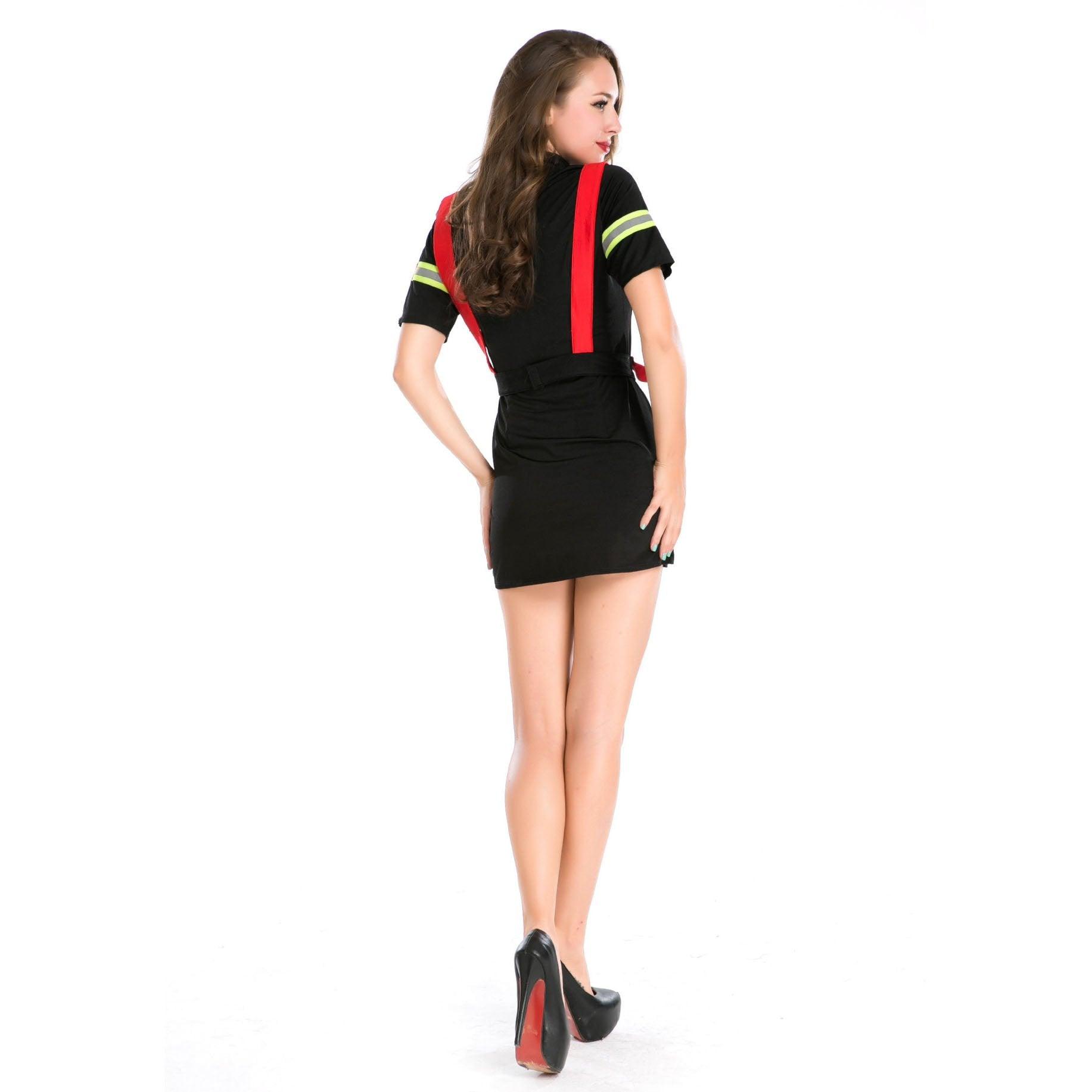 Female Firefighter Fancy Dress Party Costume - Pajamasbuy