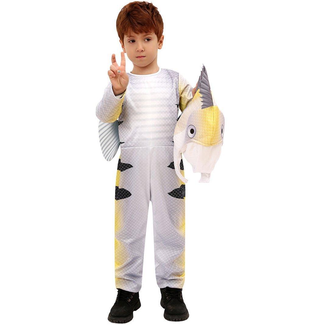 Flounder Kids Animal Jumpsuit Party Cosplay Costumes Halloween - Pajamasbuy