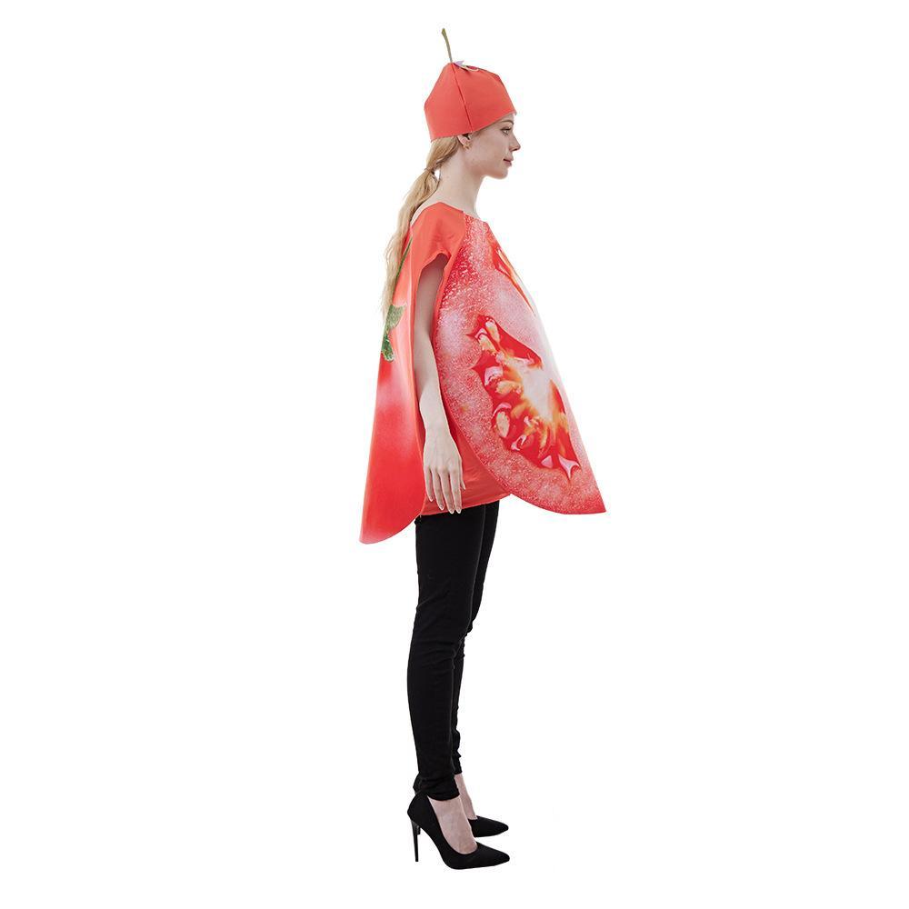 Fruit Sliced Vegetable Tomato women Halloween carnival costume for Adult - Pajamasbuy