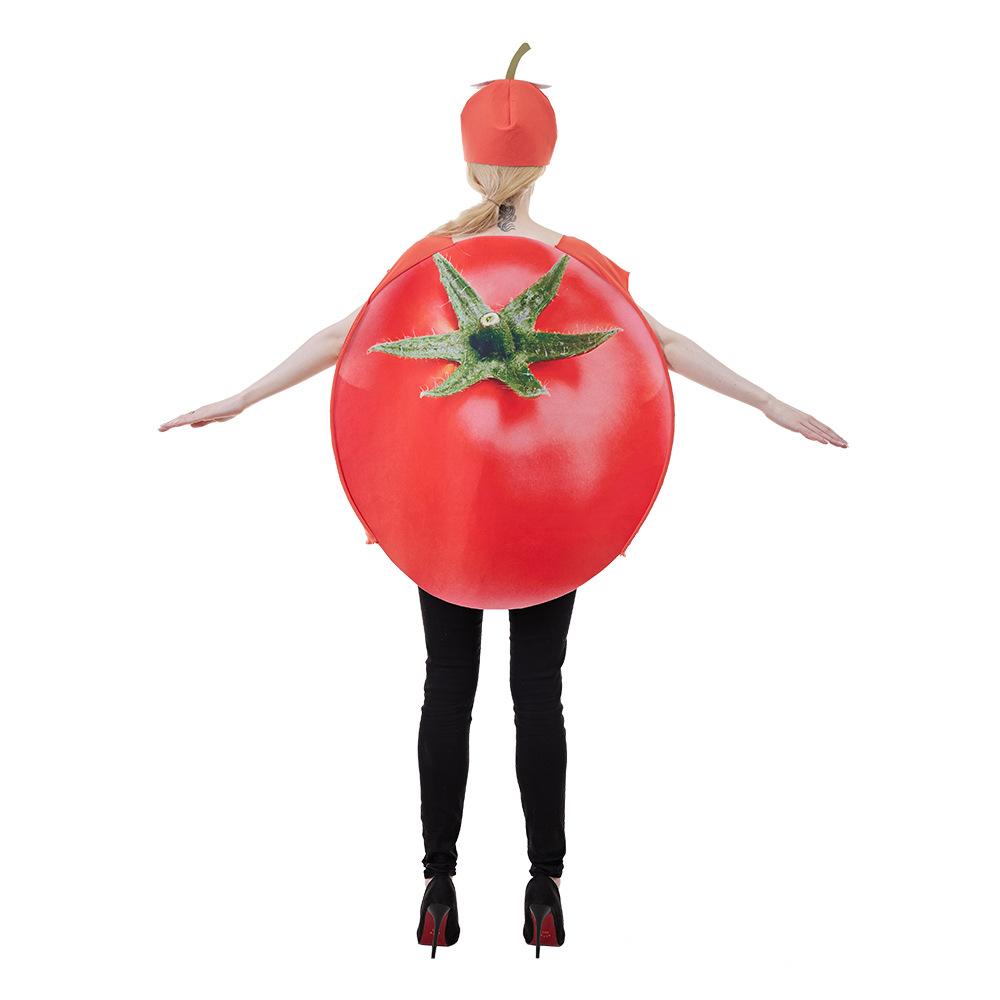 BuyFruit Sliced Vegetable Tomato women Halloween carnival costume for Adult Now Cheaper With 3 - 5 Days Ship - PajamasBuy