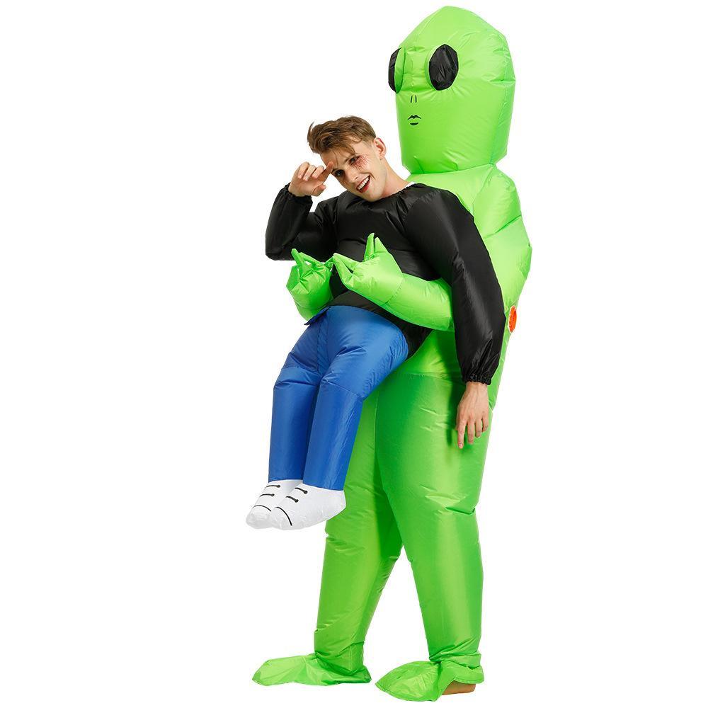 Funny inflatable Alien costume Halloween Party for Adult Kids - Pajamasbuy