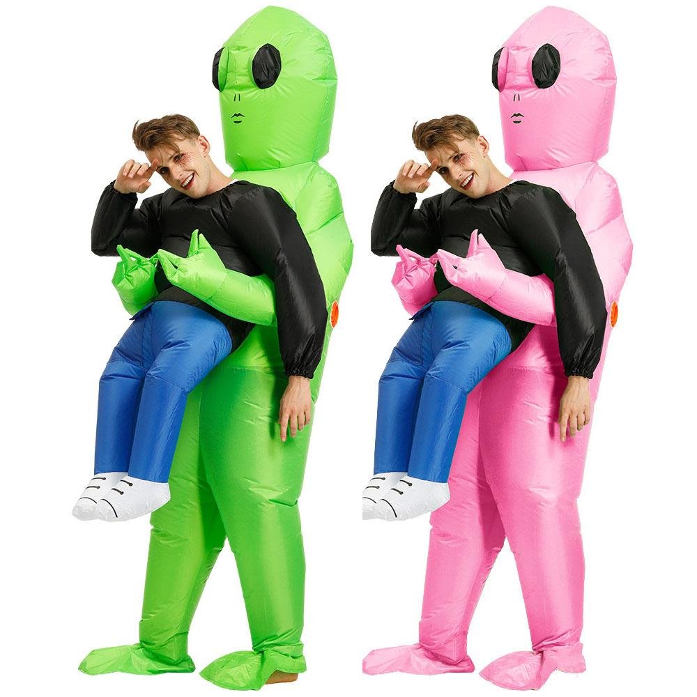 BuyFunny inflatable Alien costume Halloween Party for Adult Kids Now Cheaper With 3 - 5 Days Ship - PajamasBuy