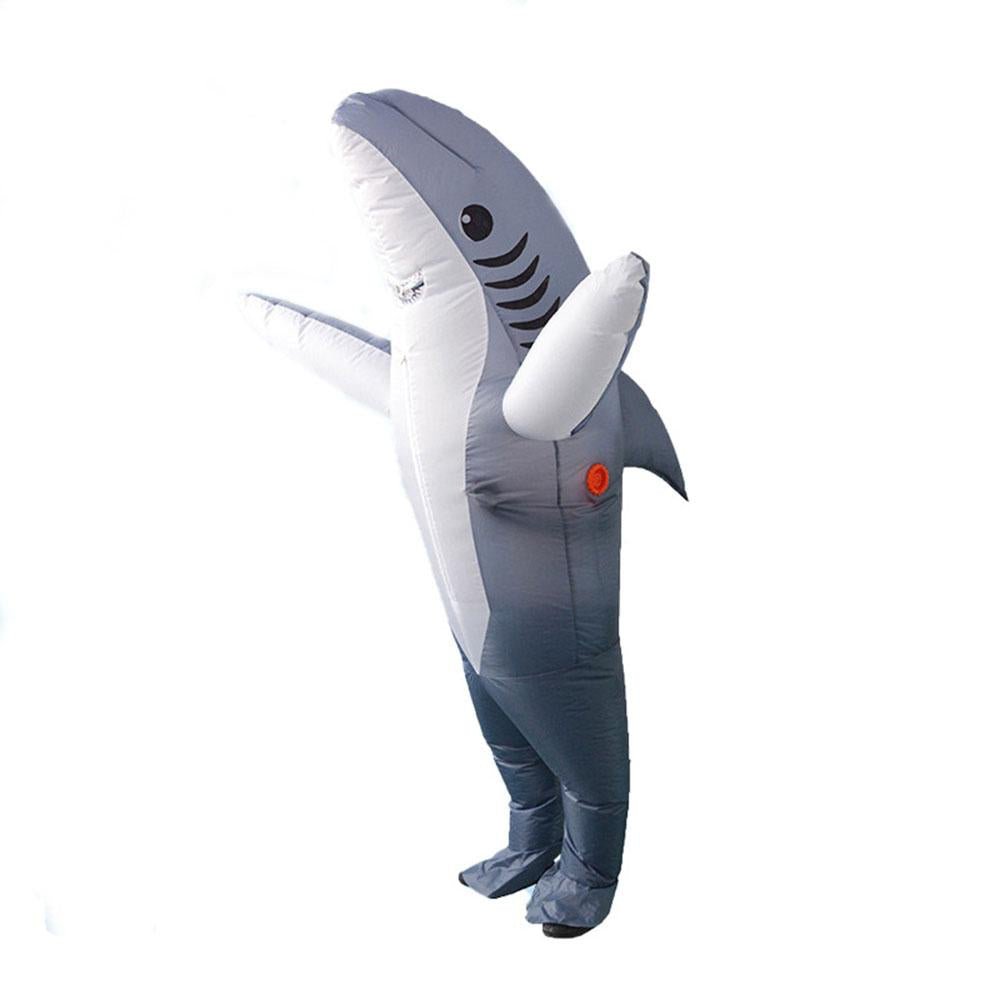 BuyFunny inflatable shark costume Halloween Party for Adult Kids Now Cheaper With 3 - 5 Days Ship - PajamasBuy