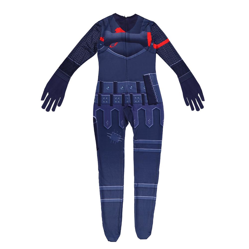 BuyGame Fortnite Black Knight Kids Jumpsuit Outfit Carnival Suit Cosplay Costume Now Cheaper With 3 - 5 Days Ship - PajamasBuy