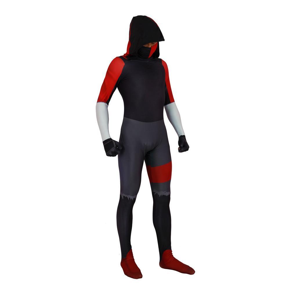 Game Fortnite Ikonik Adult Jumpsuit Outfit Halloween Carnival Suit Cosplay Costume - Pajamasbuy