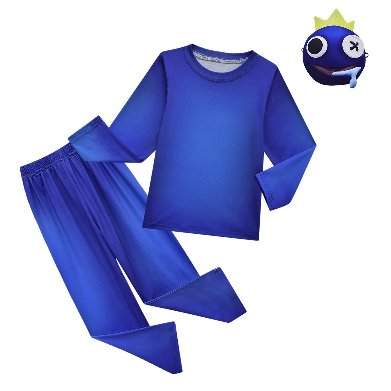 BuyGame Roblox rainbow friends Costume Cosplay Blue Monster Pajamas set For Kids Now Cheaper With 3 - 5 Days Ship - PajamasBuy