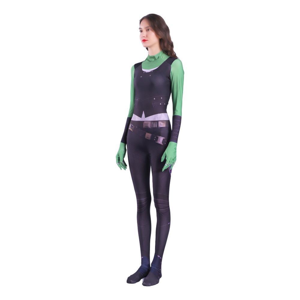 Gamora Costumes Guardians of The Galaxy Cosplay Jumpsuit Superhero Avengers Zentai - Pajamasbuy