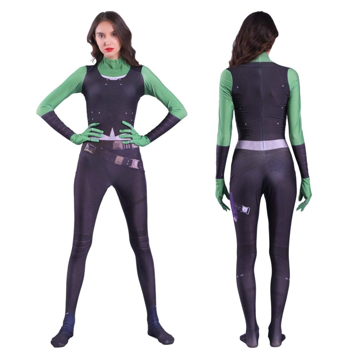 BuyGamora Costumes Guardians of The Galaxy Cosplay Jumpsuit Superhero Avengers Zentai Now Cheaper With 3 - 5 Days Ship - PajamasBuy