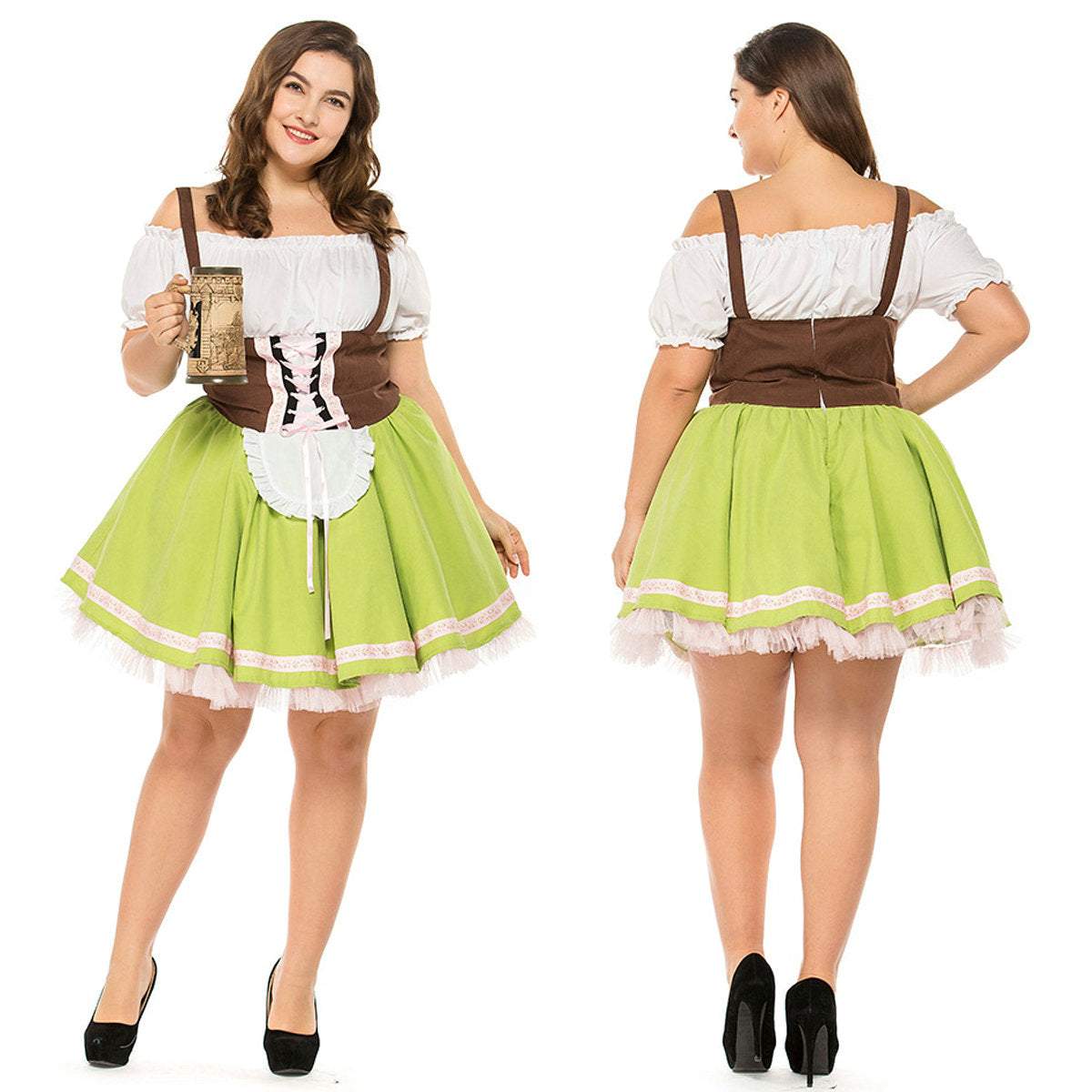 BuyGerman Oktoberfest Outfit Halloween Plus Size Dress Women Cosplay Costume Now Cheaper With 3 - 5 Days Ship - PajamasBuy