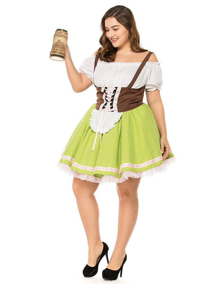 BuyGerman Oktoberfest Outfit Halloween Plus Size Dress Women Cosplay Costume Now Cheaper With 3 - 5 Days Ship - PajamasBuy