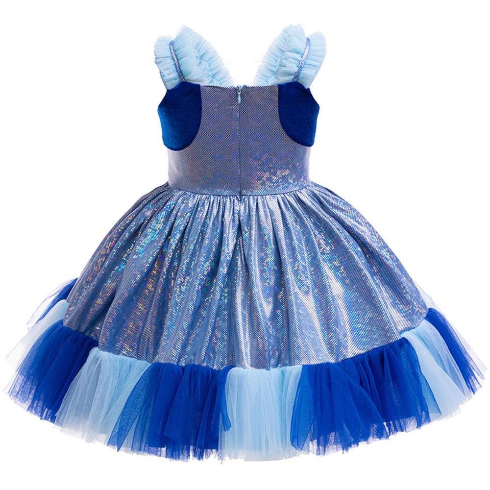 Girls' Bluey Princess Dress Costume Cartoon Print Cosplay Tutu for Kids - Pajamasbuy