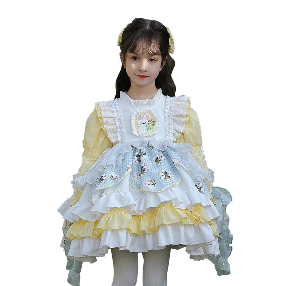 BuyGirls Lolita Dress Kids Cute Tutu Skirt And Hair Accessories Costumes Party Now Cheaper With 3 - 5 Days Ship - PajamasBuy