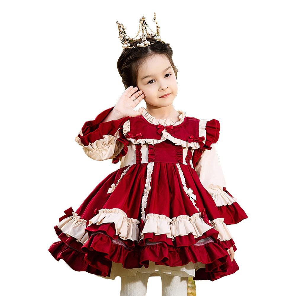 BuyGirls Lolita Princess Dress Children's Exquisite Banquet Dress Costumes Party Now Cheaper With 3 - 5 Days Ship - PajamasBuy