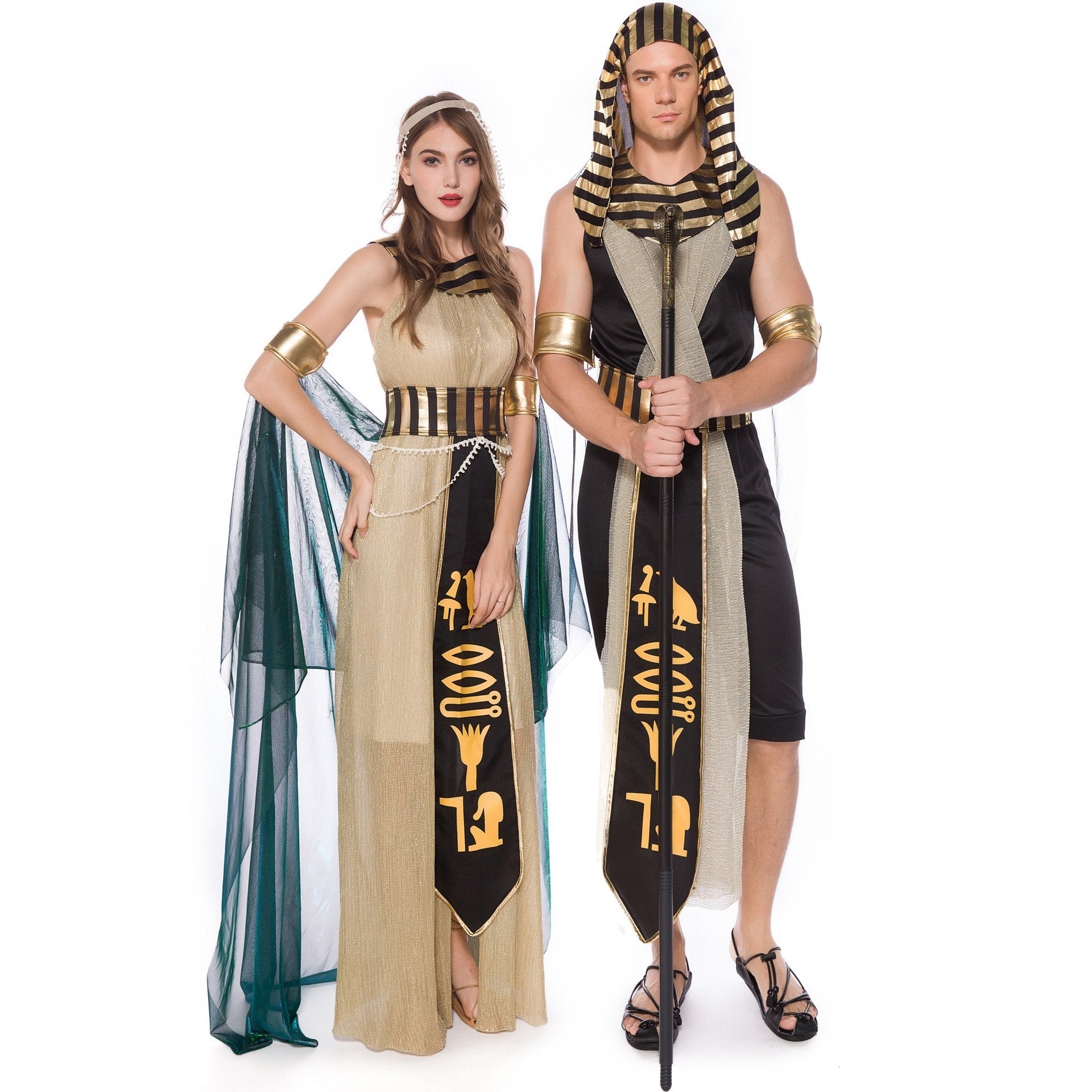 BuyGreek Goddess Prince Couples Costume Halloween Outfits Cosplay Party Carnival Now Cheaper With 3 - 5 Days Ship - PajamasBuy