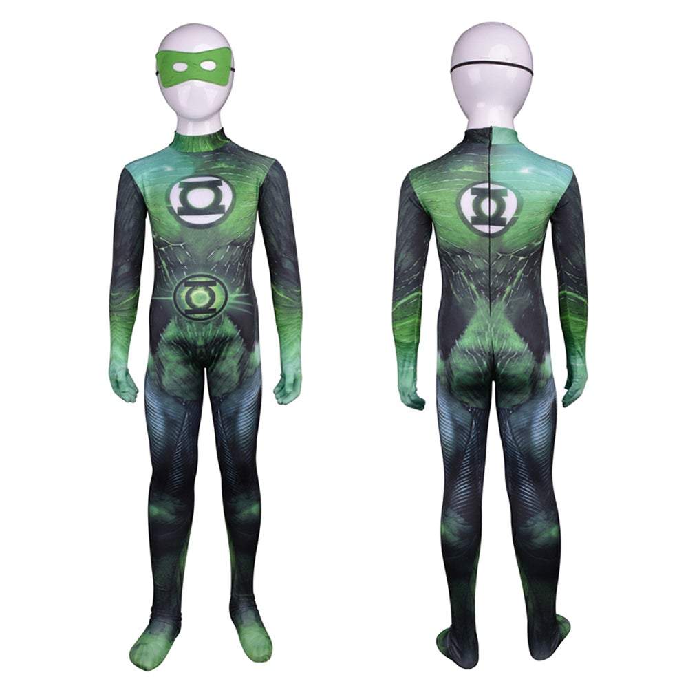 BuyGreen Lantern Hal Jordan Muscle Suit Kids Superhero Cosplay Costume Now Cheaper With 3 - 5 Days Ship - PajamasBuy