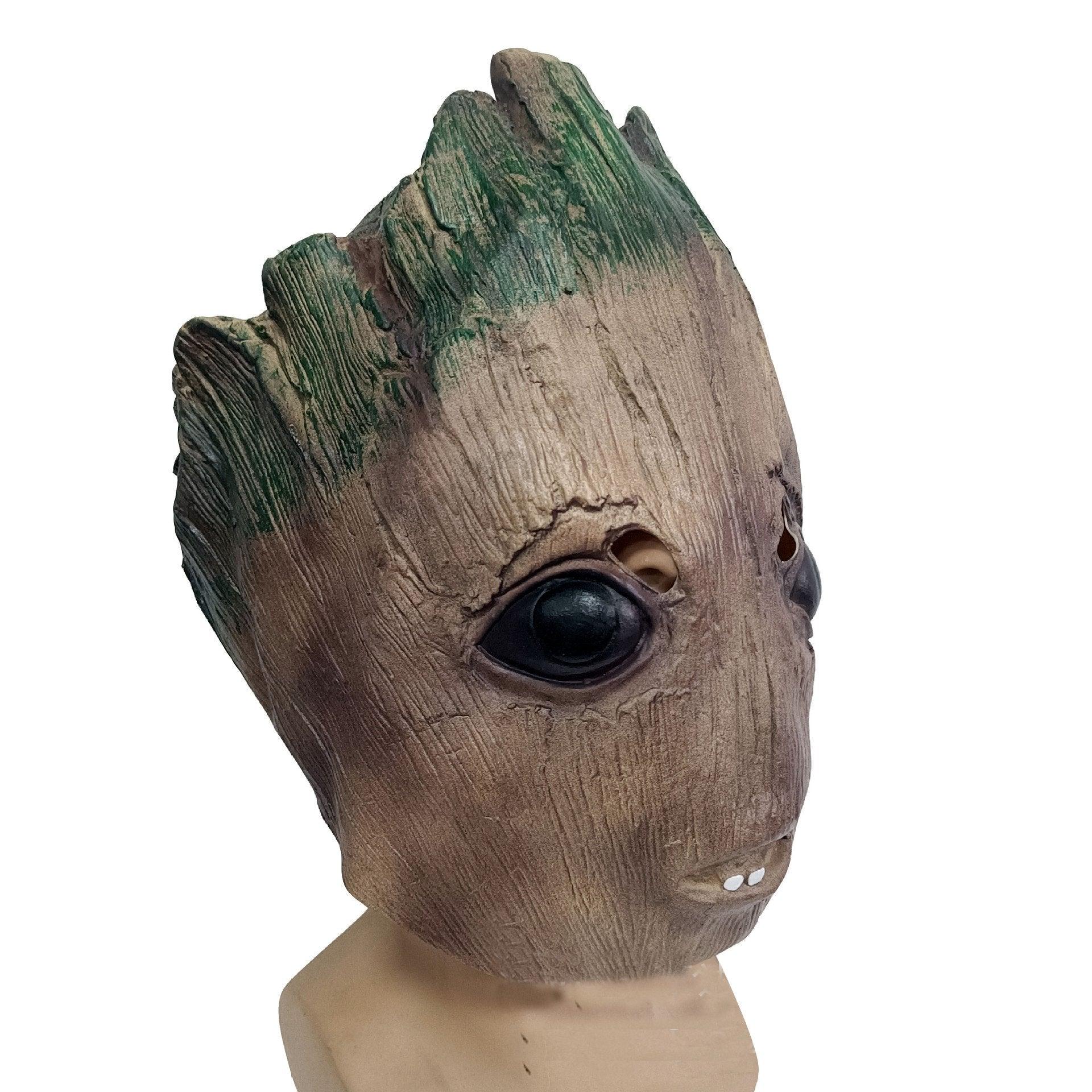 Guardians of the Galaxy Groot Mask latex Halloween - Pajamasbuy