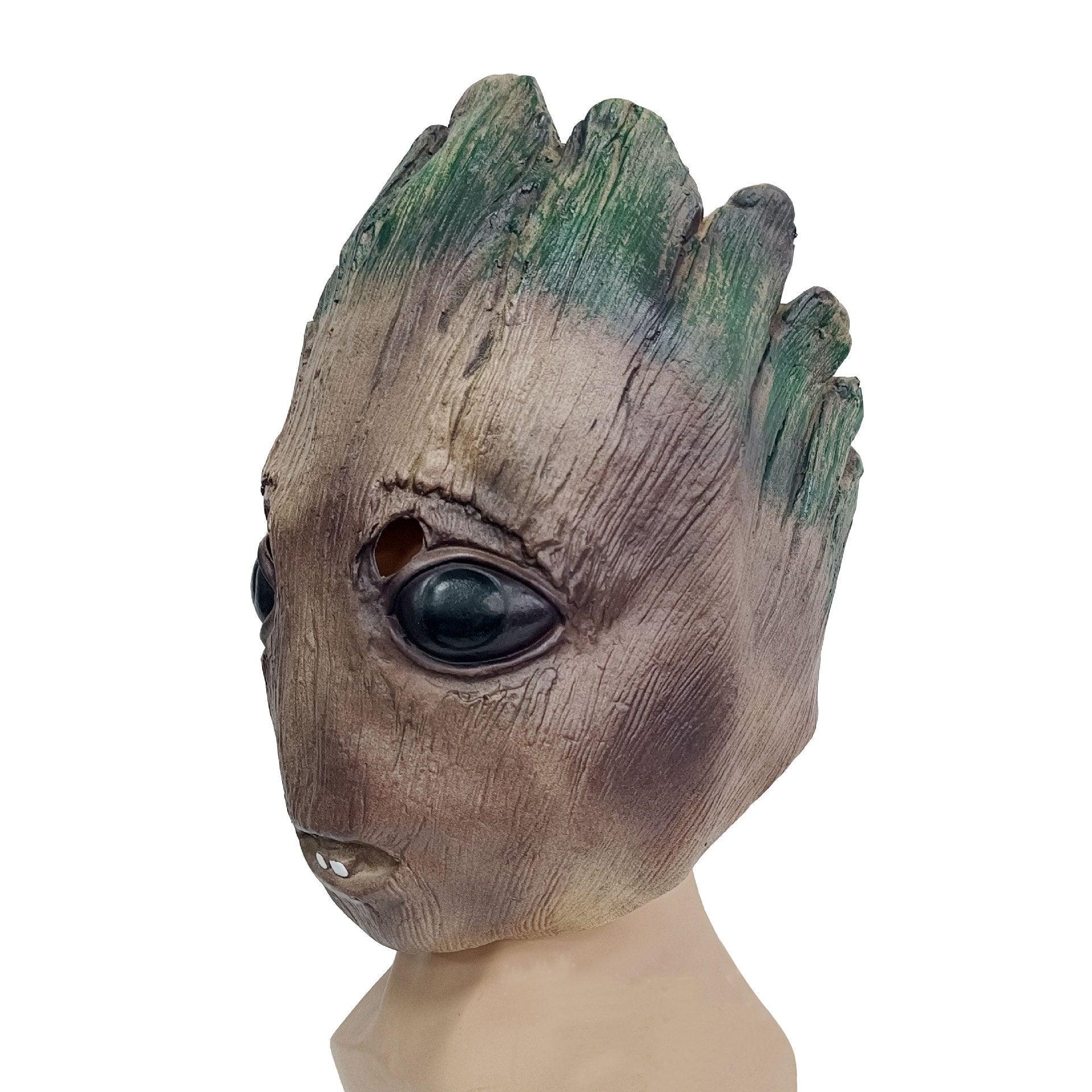 Guardians of the Galaxy Groot Mask latex Halloween - Pajamasbuy