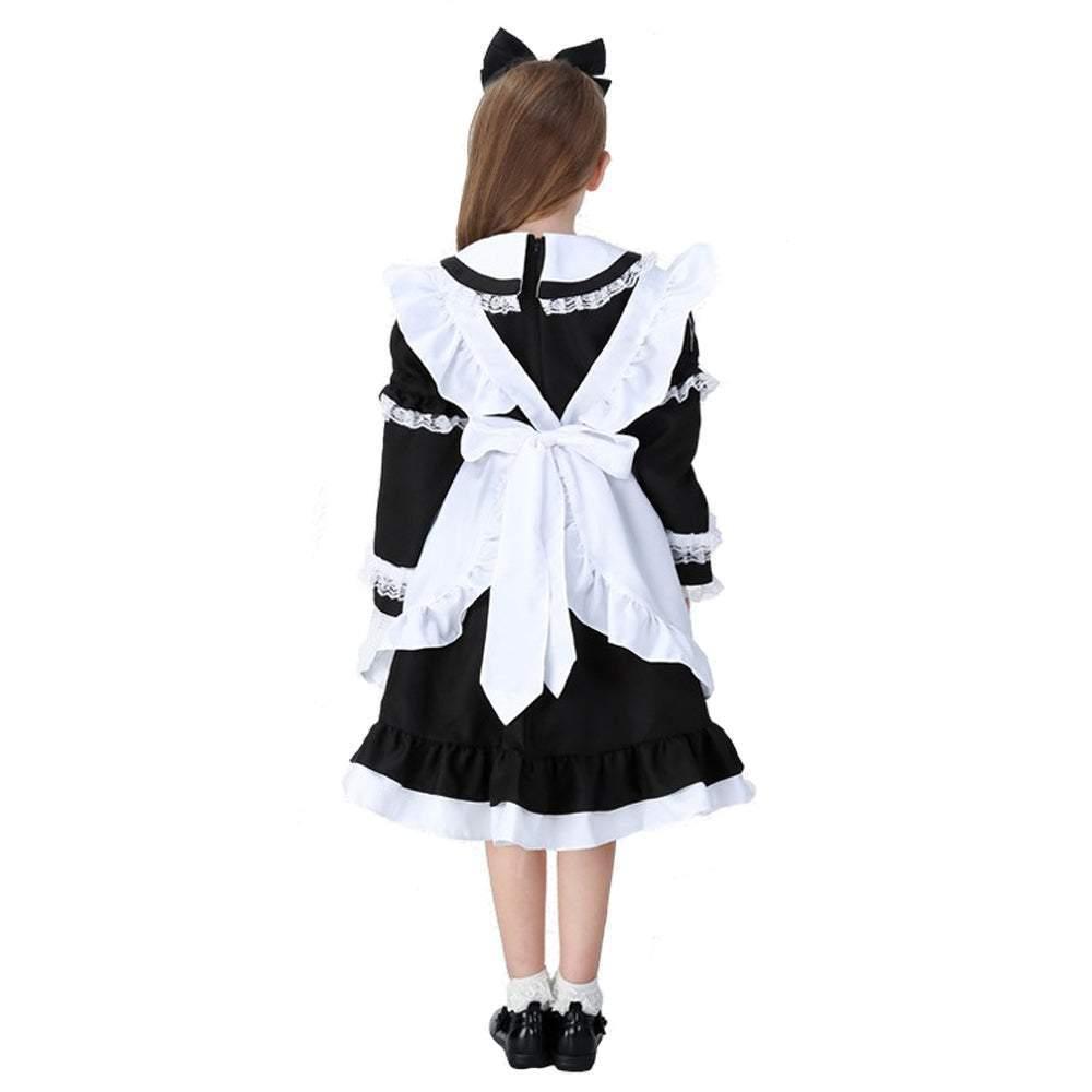 Halloween Alice Dress Girl's Princess Costume Maid Dress for kids - Pajamasbuy