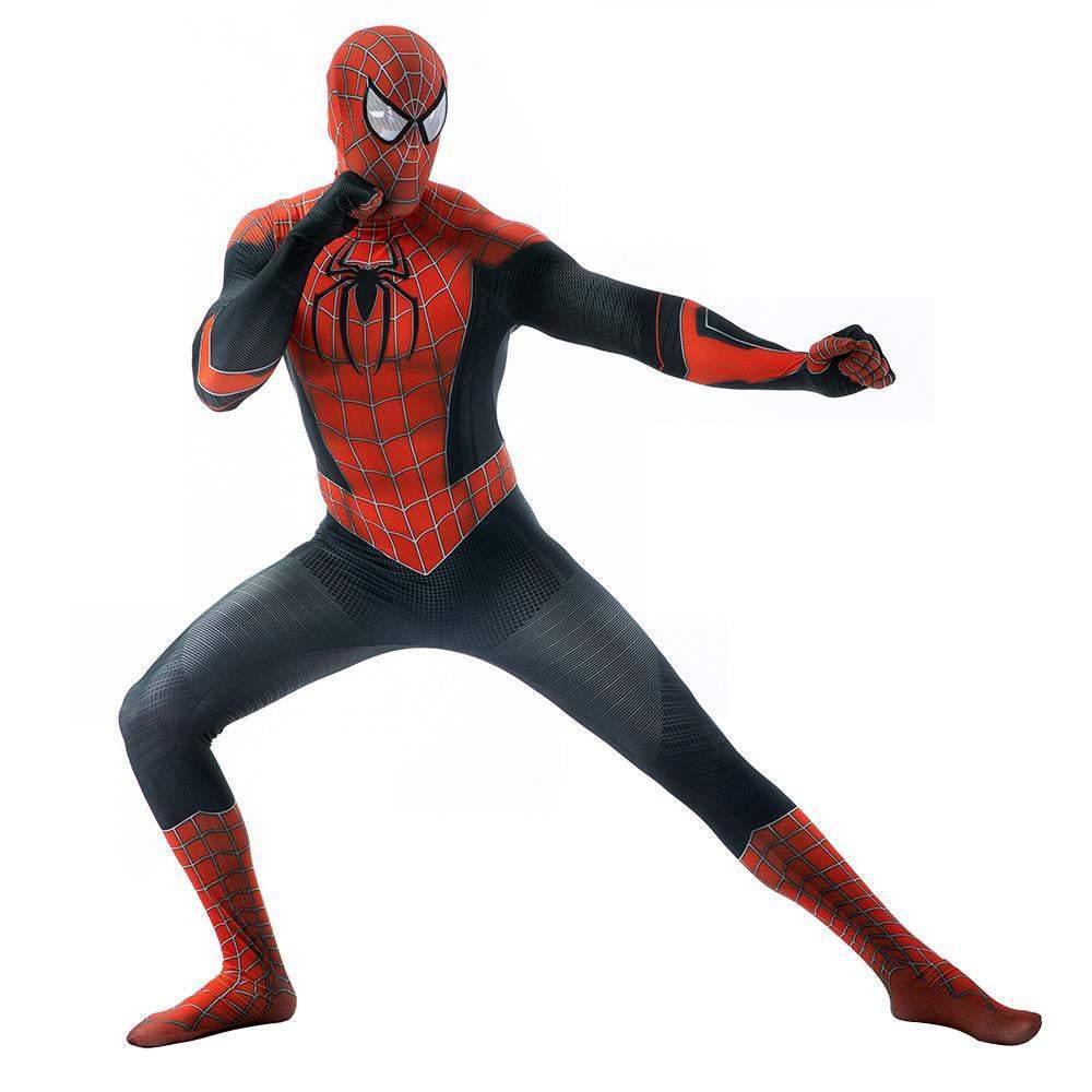 Halloween Cosplay Peter B Parker Spiderman Jumpsuit Superhero Tights Costume Suit Zentai For Adult Kids - Pajamasbuy