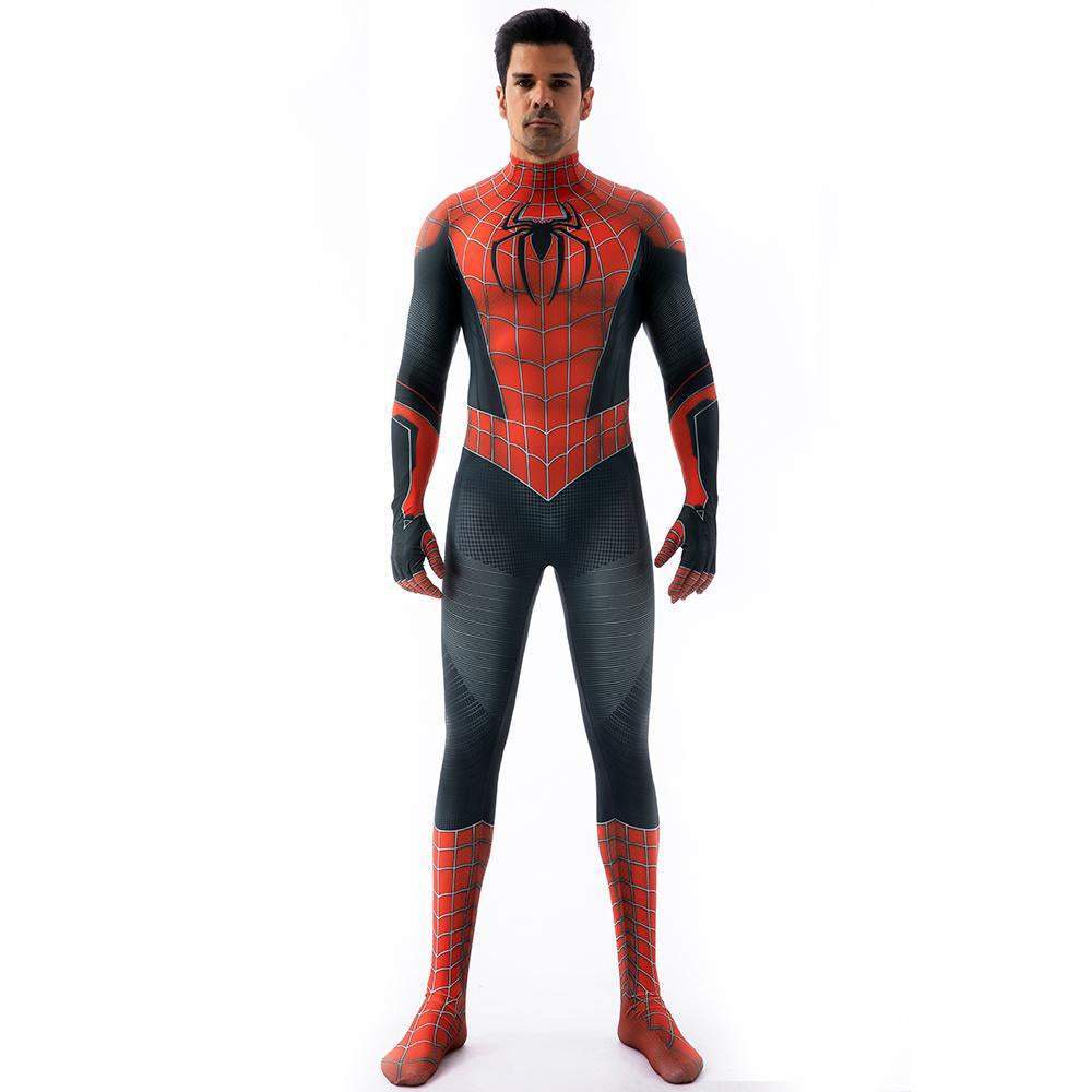 BuyHalloween Cosplay Peter B Parker Spiderman Jumpsuit Superhero Tights Costume Suit Zentai For Adult Kids Now Cheaper With 3 - 5 Days Ship - PajamasBuy