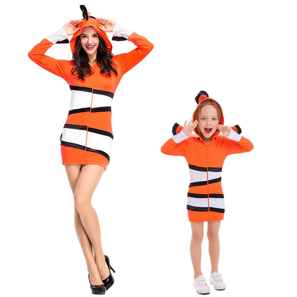 BuyHalloween Ocean Theme Party Clown Fish Cosolay Matching Outfits Now Cheaper With 3 - 5 Days Ship - PajamasBuy