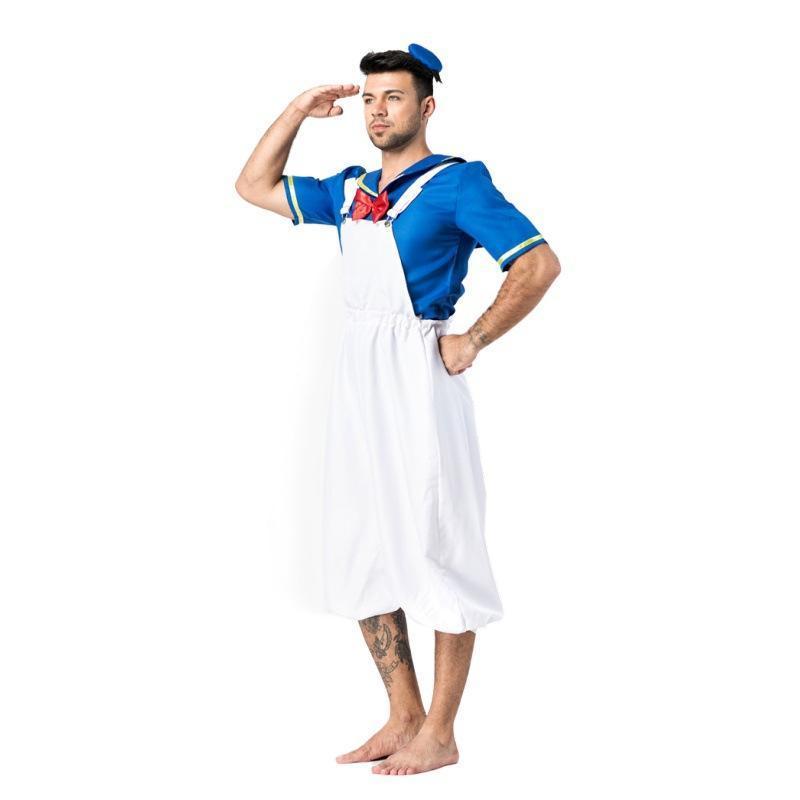 BuyHalloween Sailor Suit Donald Duck Matching Family Cosplay Costume Now Cheaper With 3 - 5 Days Ship - PajamasBuy