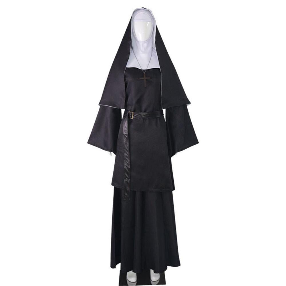 BuyHalloween The Nun ghost nun cosplay priest costume costumes Now Cheaper With 3 - 5 Days Ship - PajamasBuy