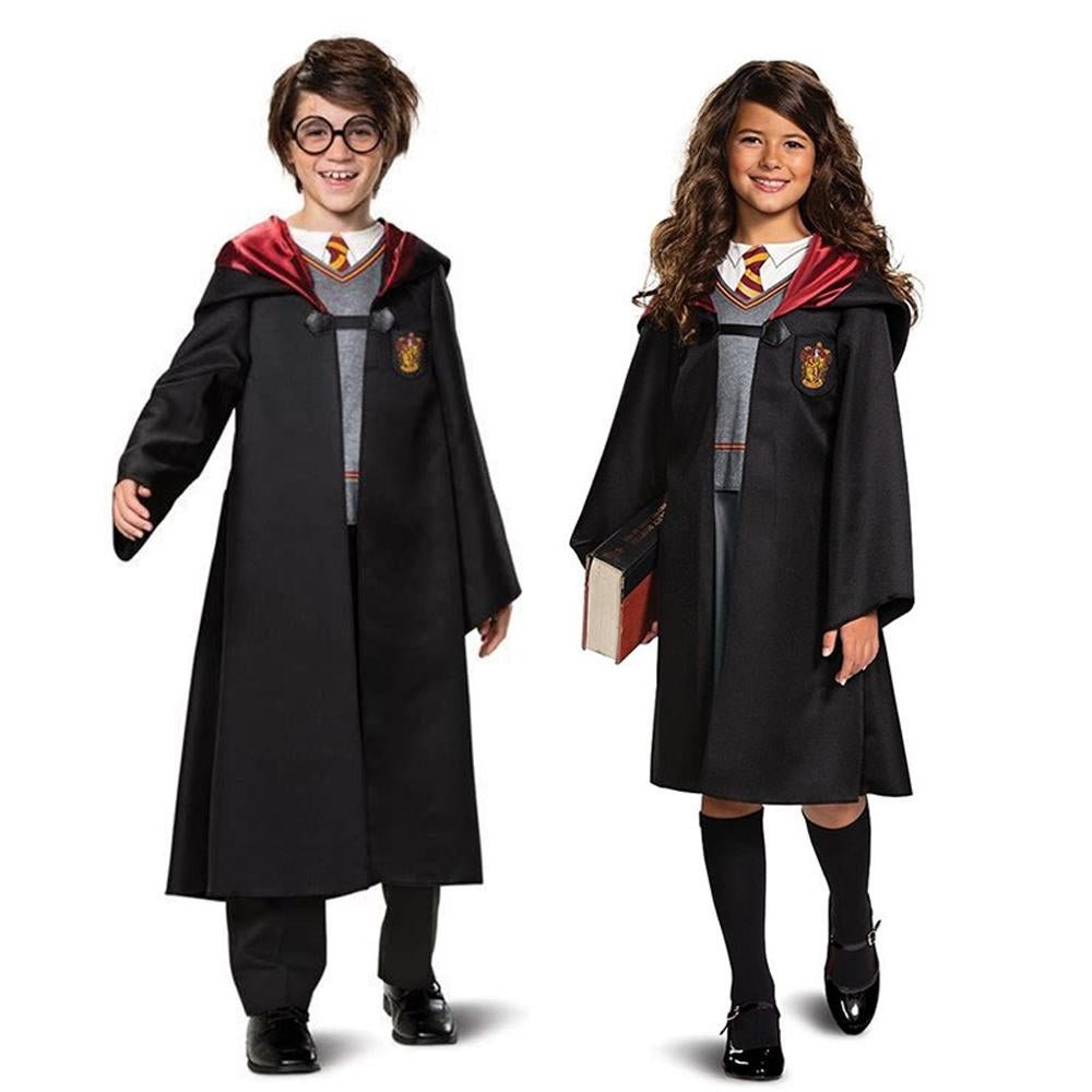 BuyHarry Potter Hermione Granger Costume Halloween Cosplay Magic Robe Hooded Cloak For Kids Now Cheaper With 3 - 5 Days Ship - PajamasBuy