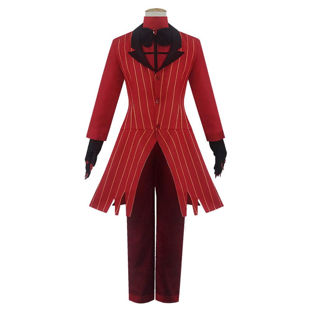 BuyHazbin Hotel Cosplay Costume Alastor Angel Dust Jacket Anime Halloween Suit Outfit Sets Dress Up For Adults Now Cheaper With 3 - 5 Days Ship - PajamasBuy